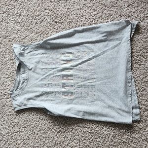 BOGO Gray Muscle Tank Girls 14-16 XL Strong
